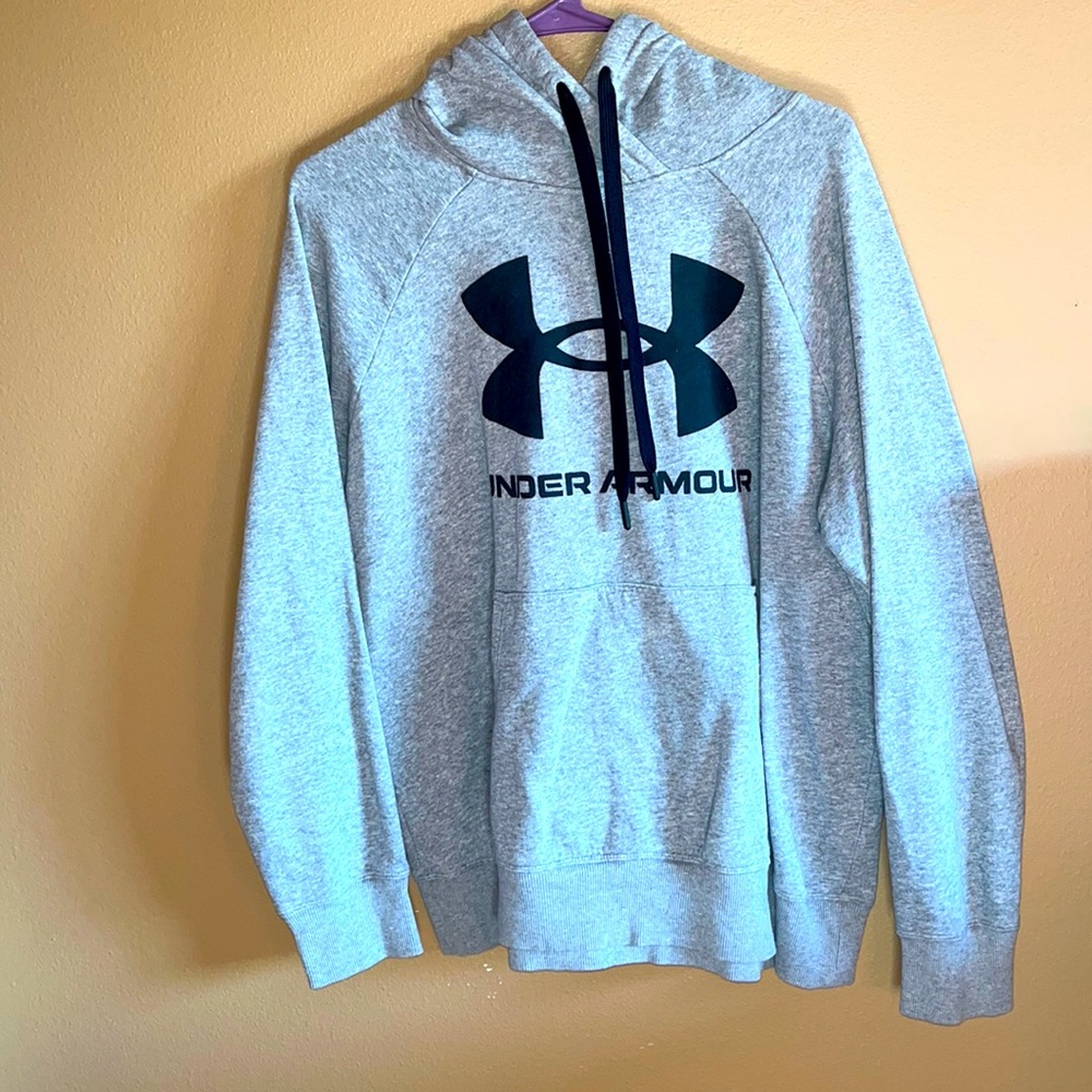 Under armor gray hoodie